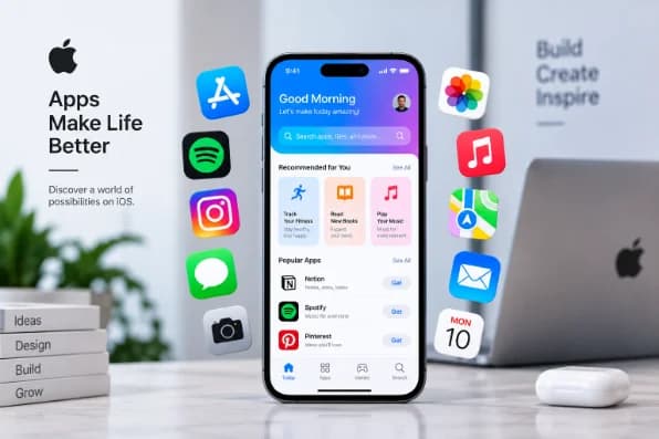 iOS Application illustration